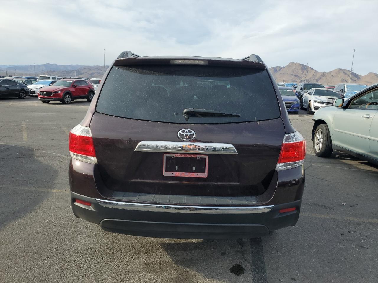 2013 Toyota Highlander Se Burgundy vin: 5TDZK3EH2DS132911