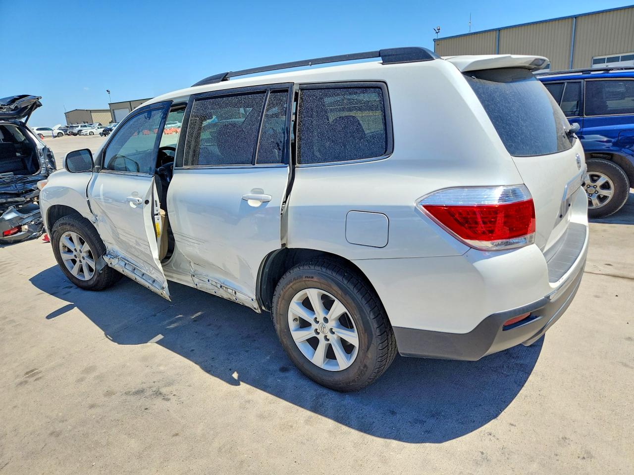 2013 Toyota Highlander Se White vin: 5TDZK3EH2DS136201