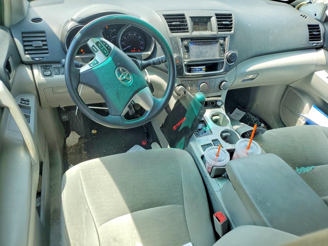 2013 Toyota Highlander Plus Белый vin: 5TDZK3EH2DS142192