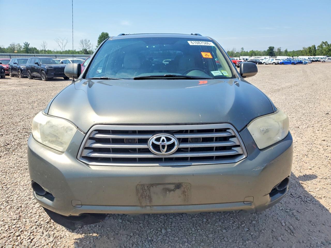 2010 Toyota Highlander Base Gray vin: 5TDZK3EH3AS010263