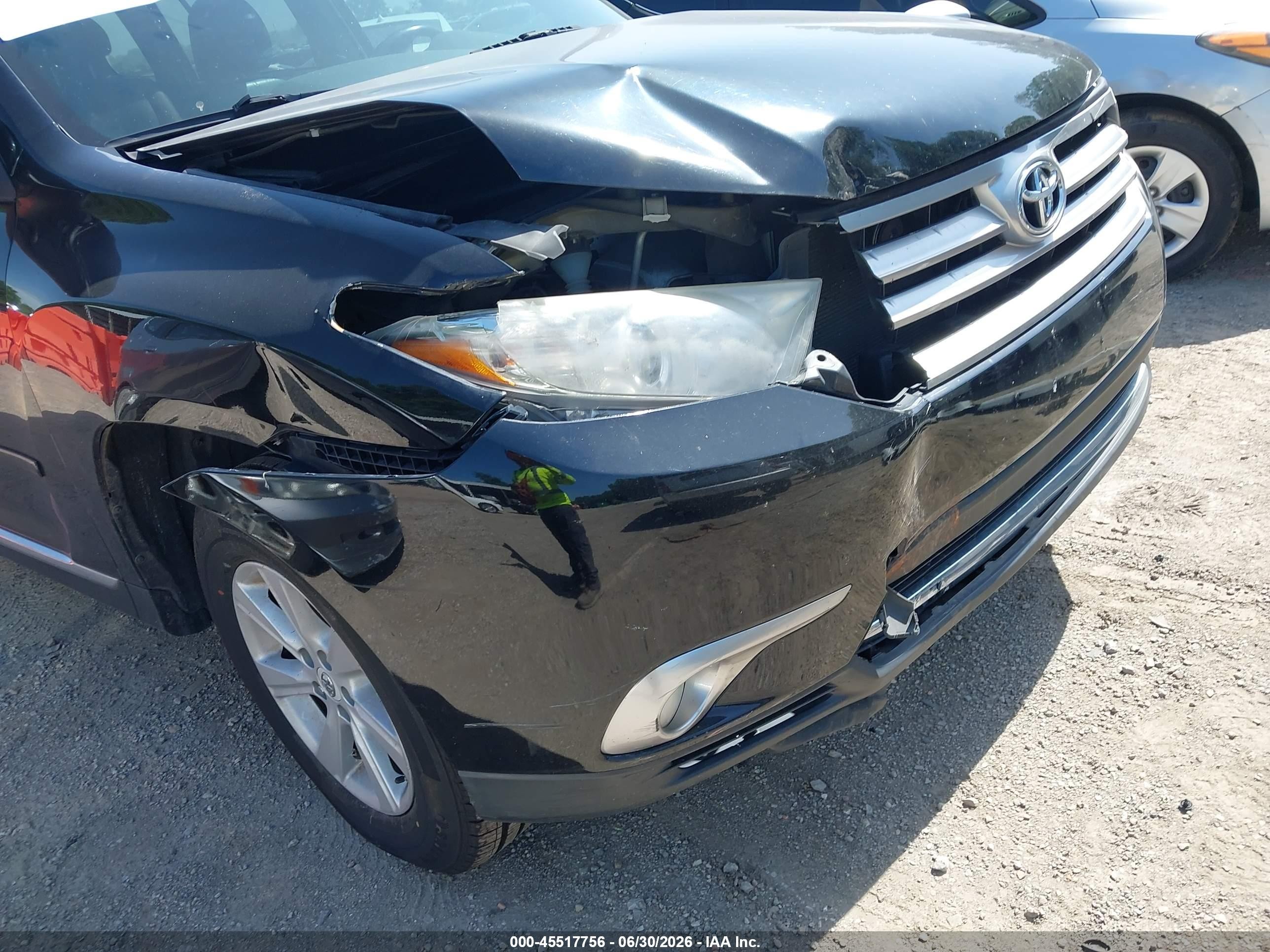 2011 Toyota Highlander Se V6 Black vin: 5TDZK3EH3BS039201