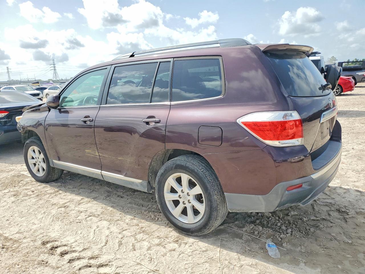 2011 Toyota Highlander Se Purple vin: 5TDZK3EH3BS041093