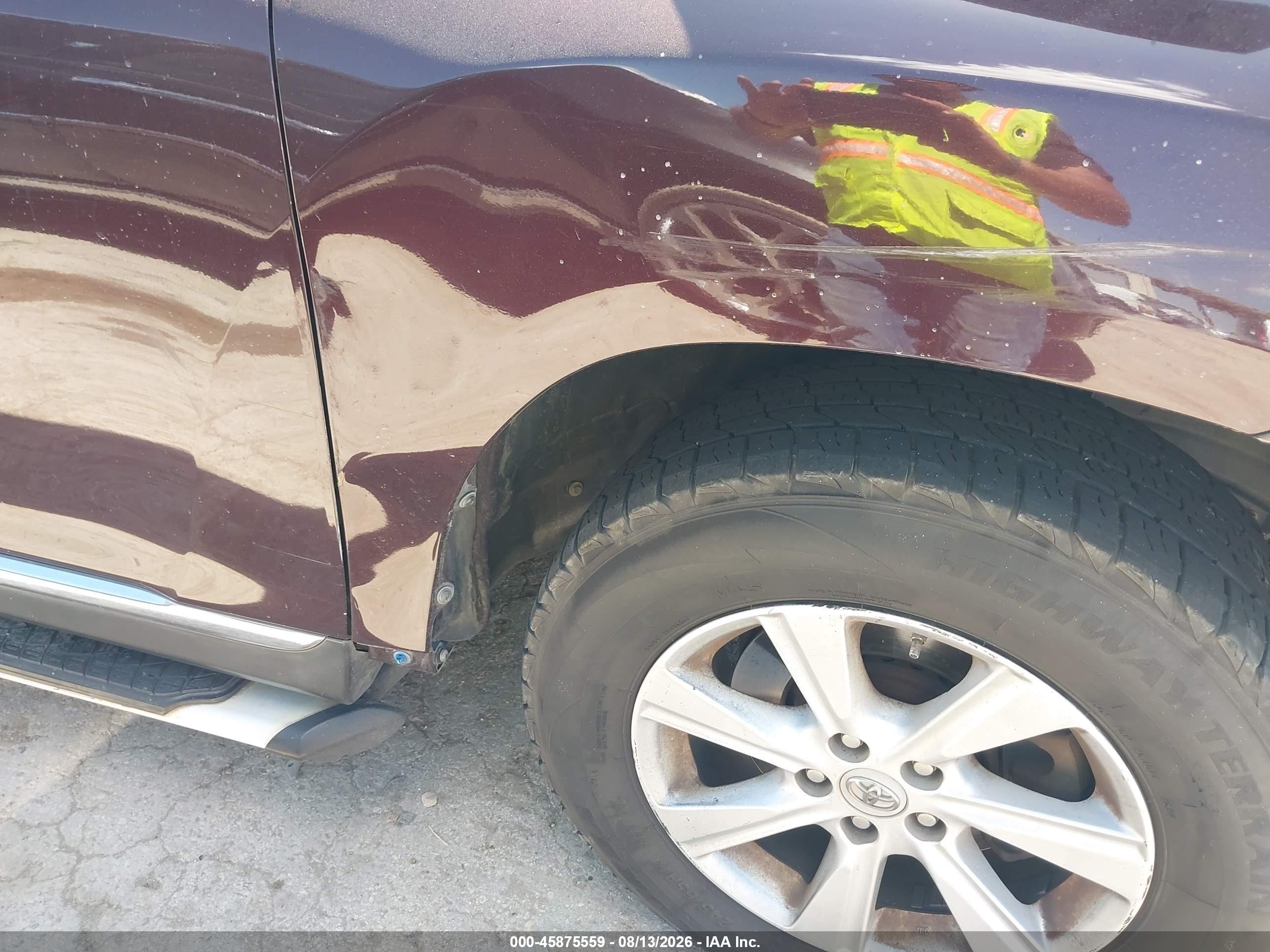 2011 Toyota Highlander Se V6 Burgundy vin: 5TDZK3EH3BS044270