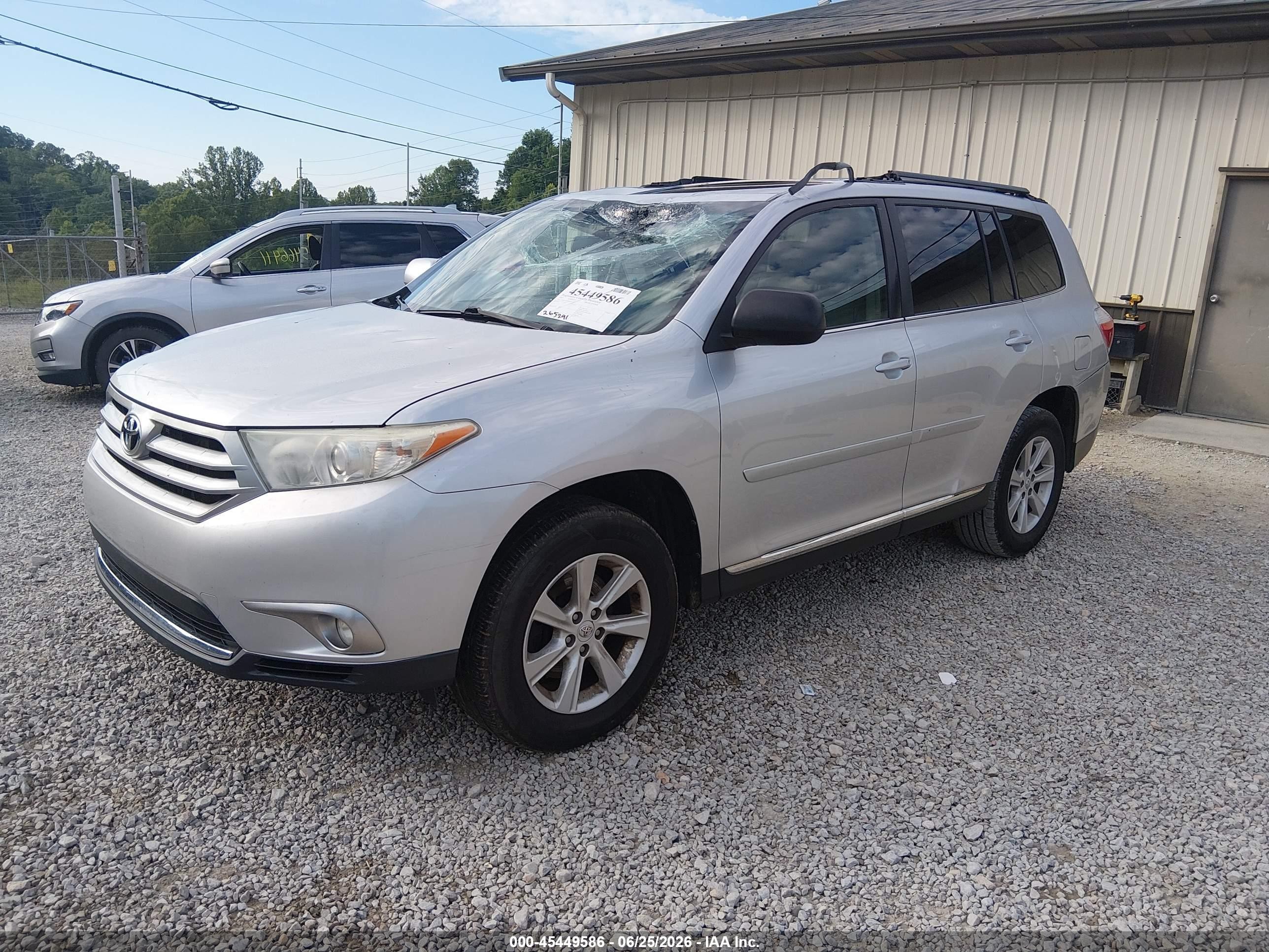2011 Toyota Highlander Se V6 Silver vin: 5TDZK3EH3BS046746