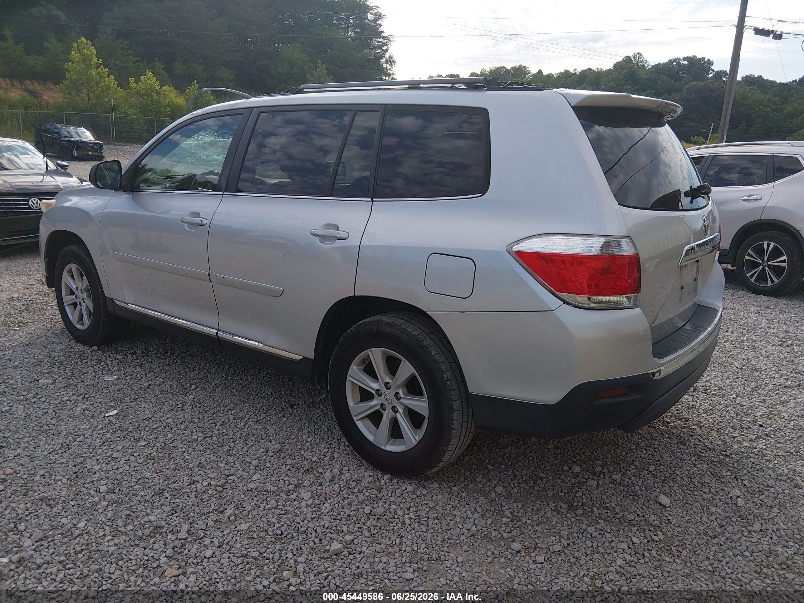 2011 Toyota Highlander Se V6 Silver vin: 5TDZK3EH3BS046746
