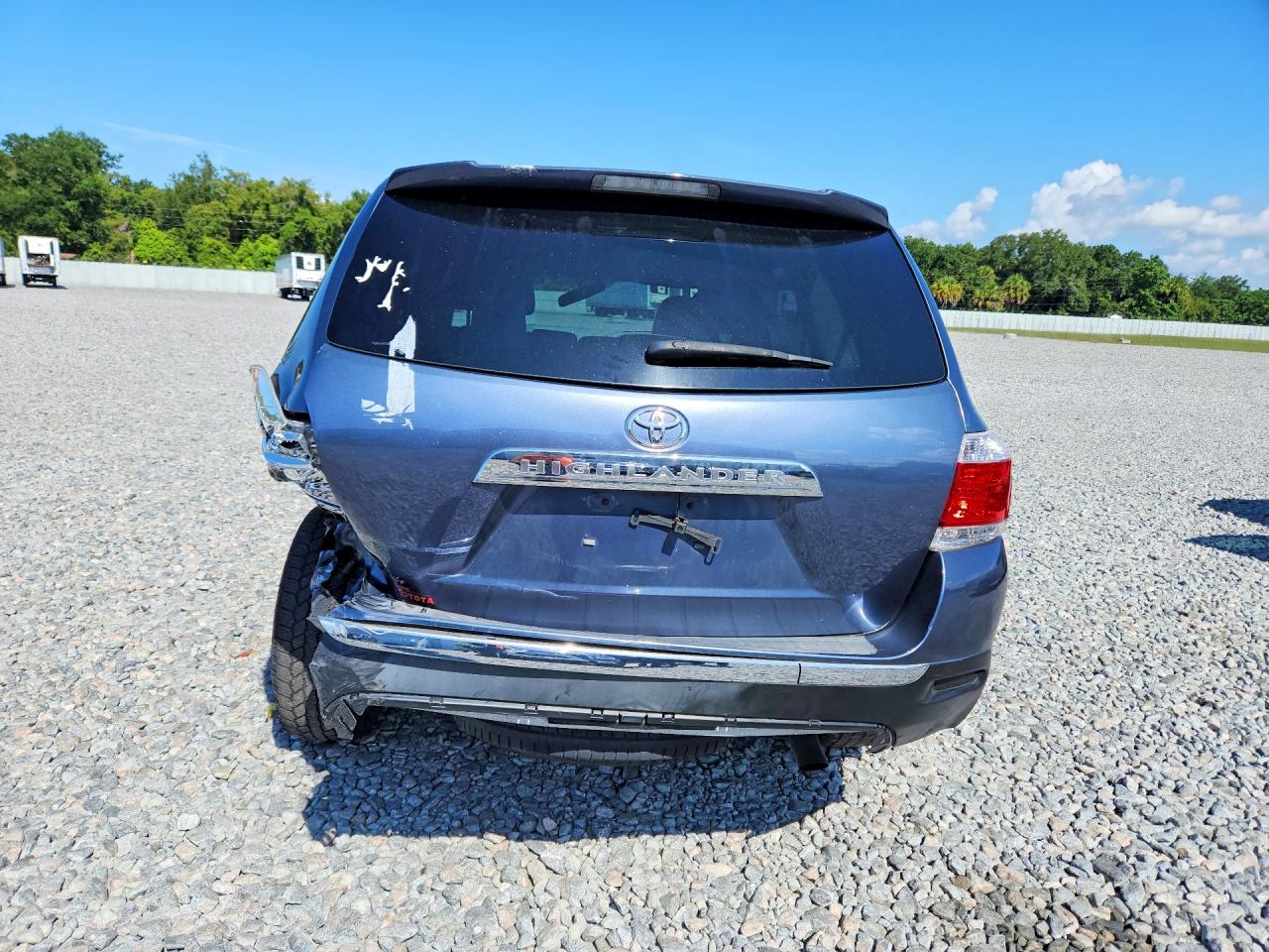 2012 Toyota Highlander Base Синий vin: 5TDZK3EH3CS052998