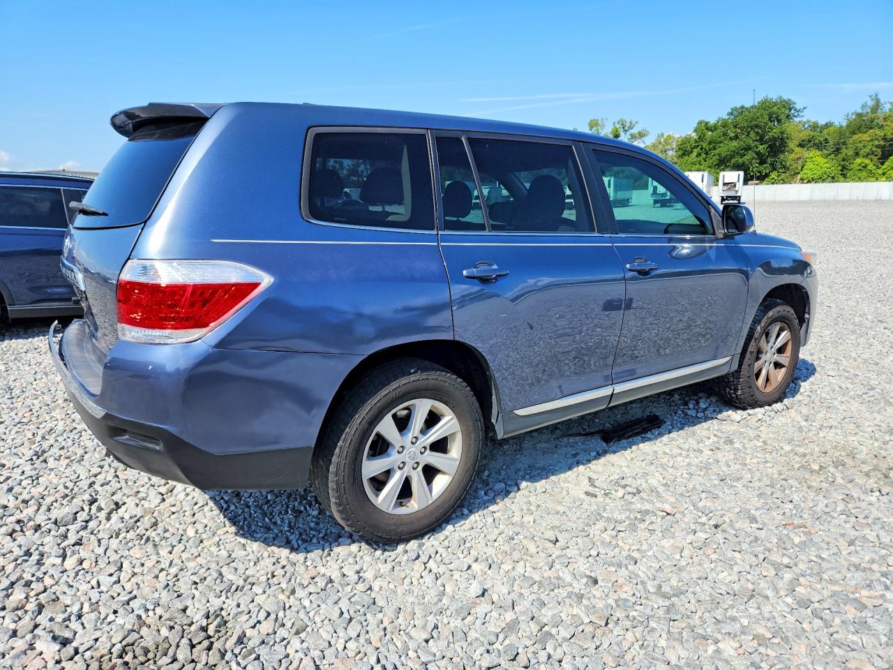 2012 Toyota Highlander Base Синий vin: 5TDZK3EH3CS052998