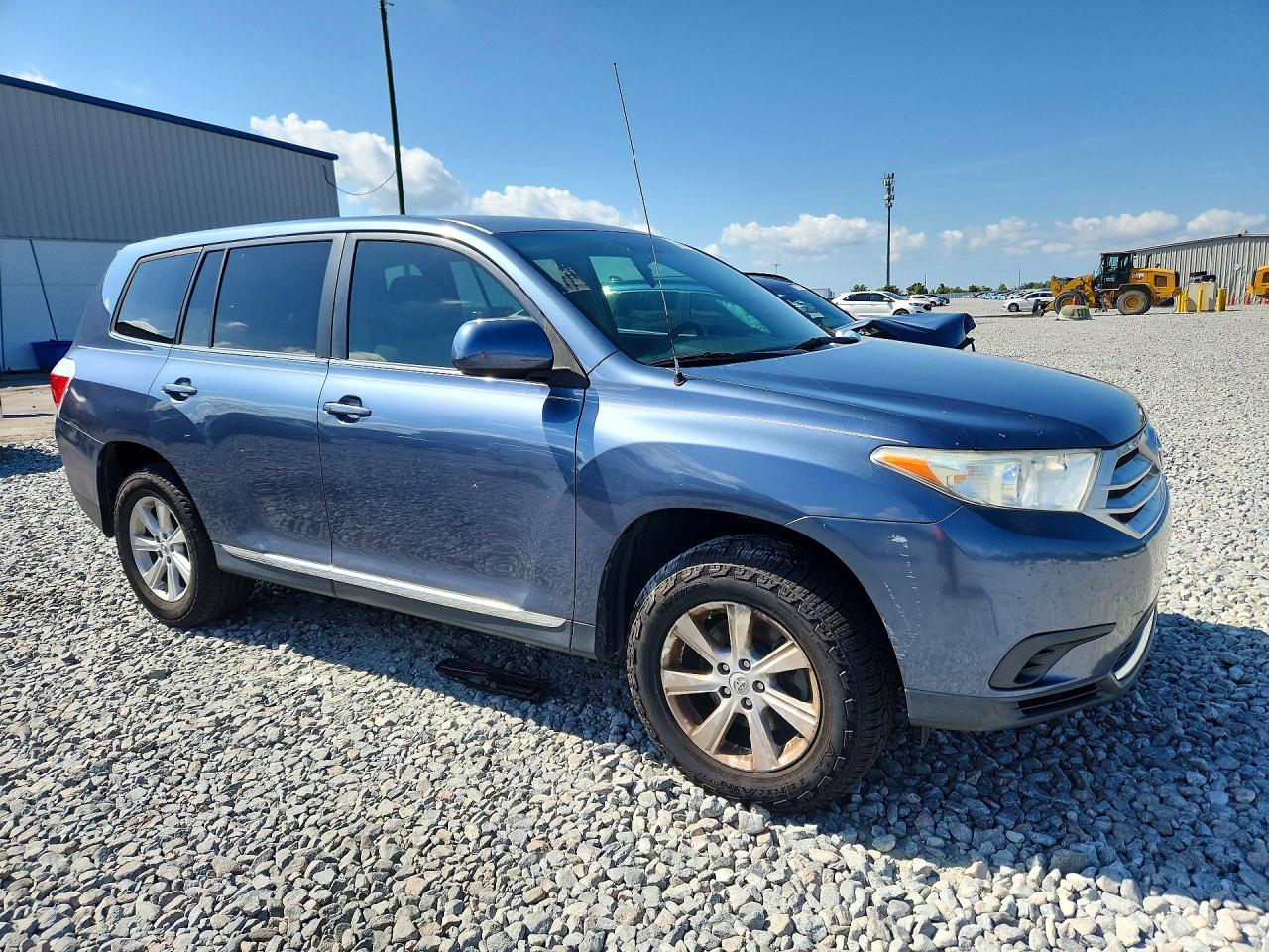 2012 Toyota Highlander Base Синий vin: 5TDZK3EH3CS052998