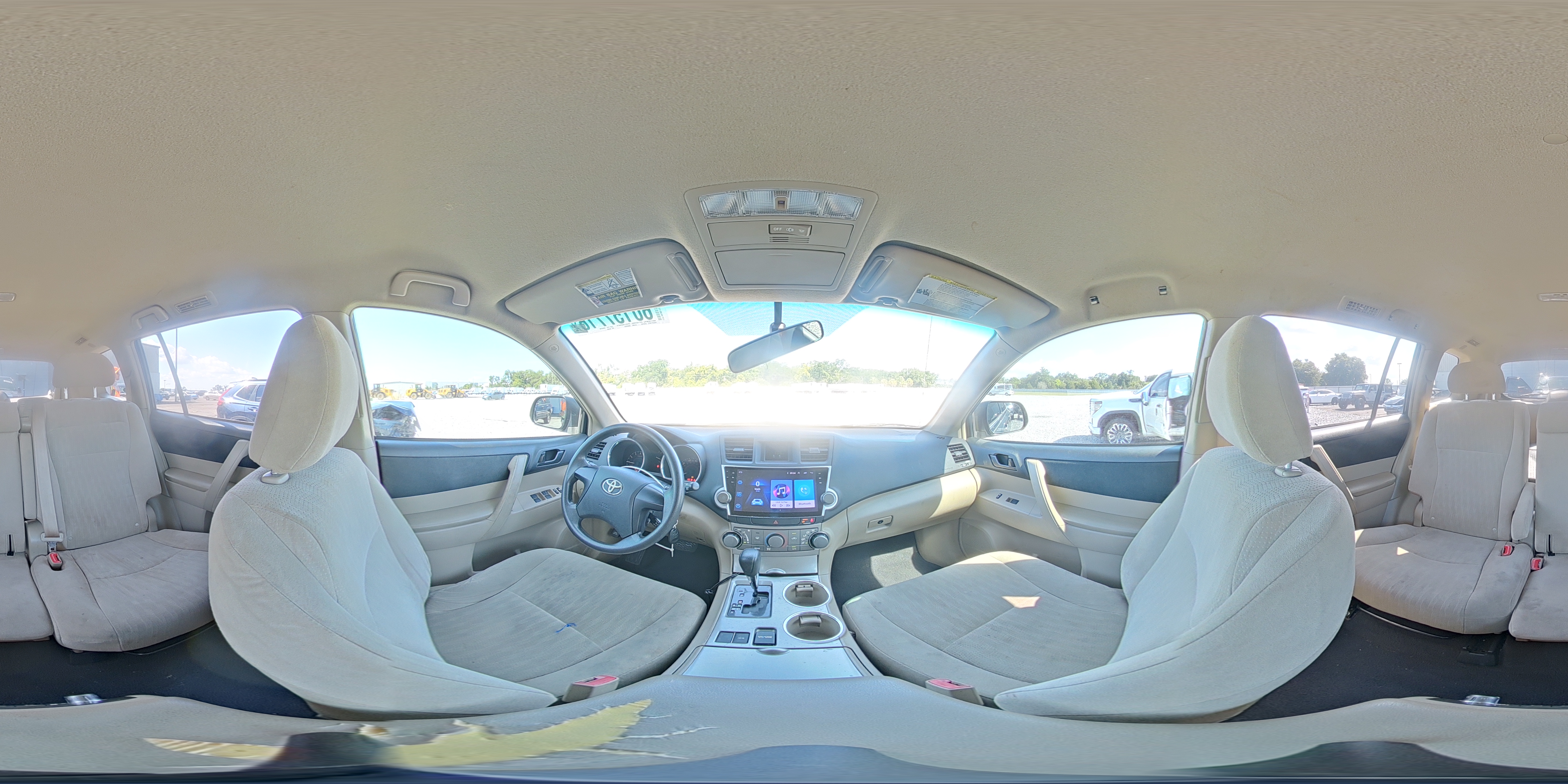 2012 Toyota Highlander Base Синий vin: 5TDZK3EH3CS052998