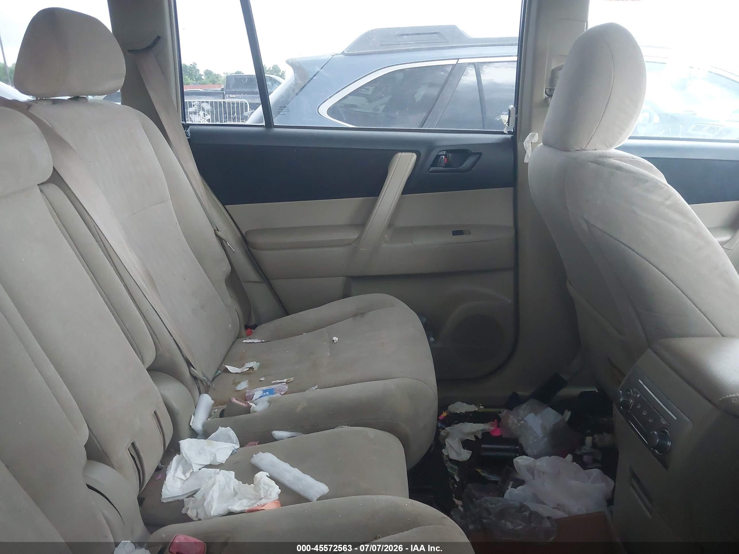 2012 Toyota Highlander Base V6 Gold vin: 5TDZK3EH3CS064696