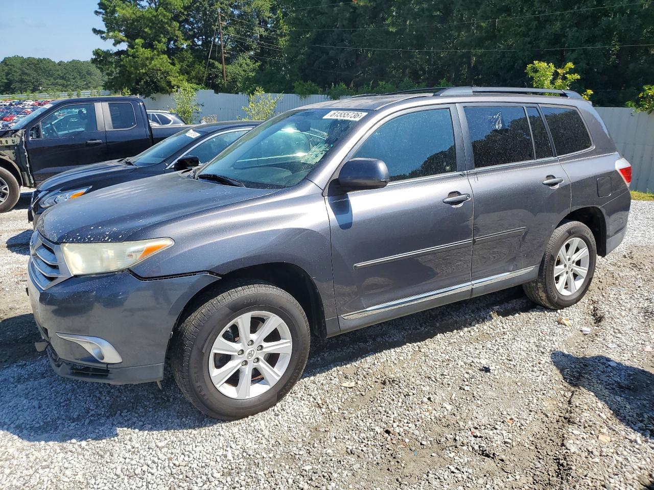 2012 Toyota Highlander Se Серый vin: 5TDZK3EH3CS077531