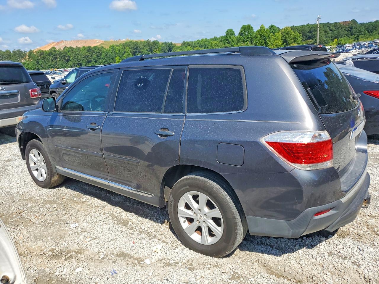 2012 Toyota Highlander Se Gray vin: 5TDZK3EH3CS077531