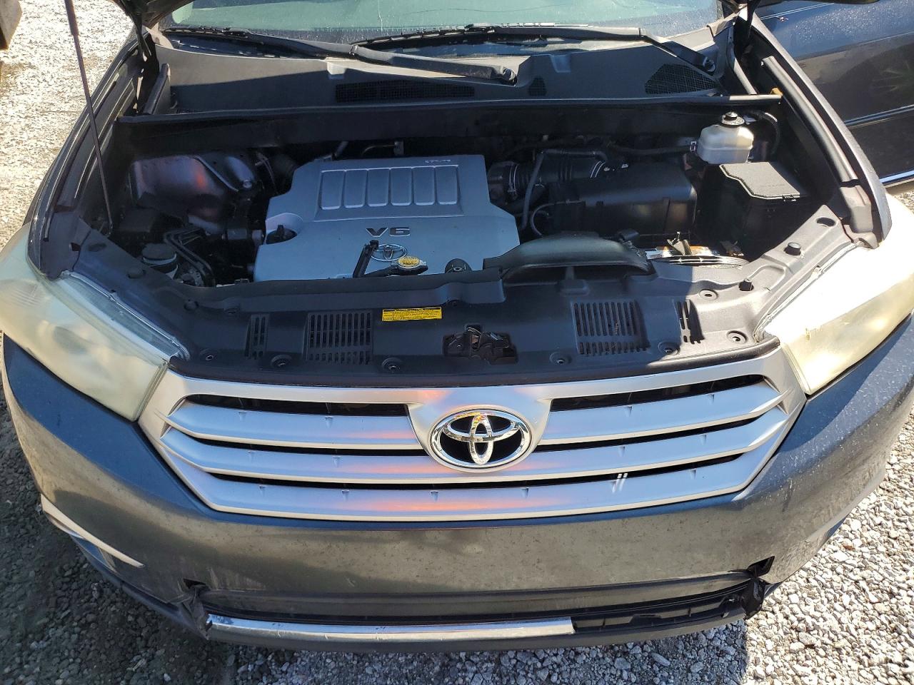 2012 Toyota Highlander Se Gray vin: 5TDZK3EH3CS077531