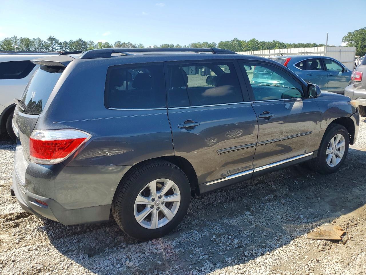 2012 Toyota Highlander Se Gray vin: 5TDZK3EH3CS077531