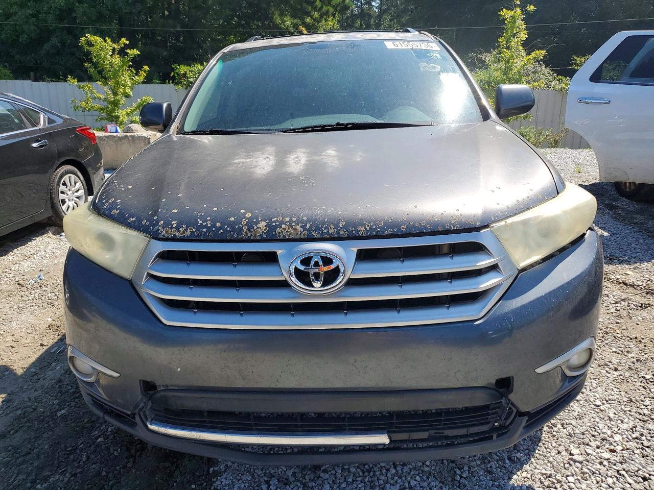 2012 Toyota Highlander Se Gray vin: 5TDZK3EH3CS077531