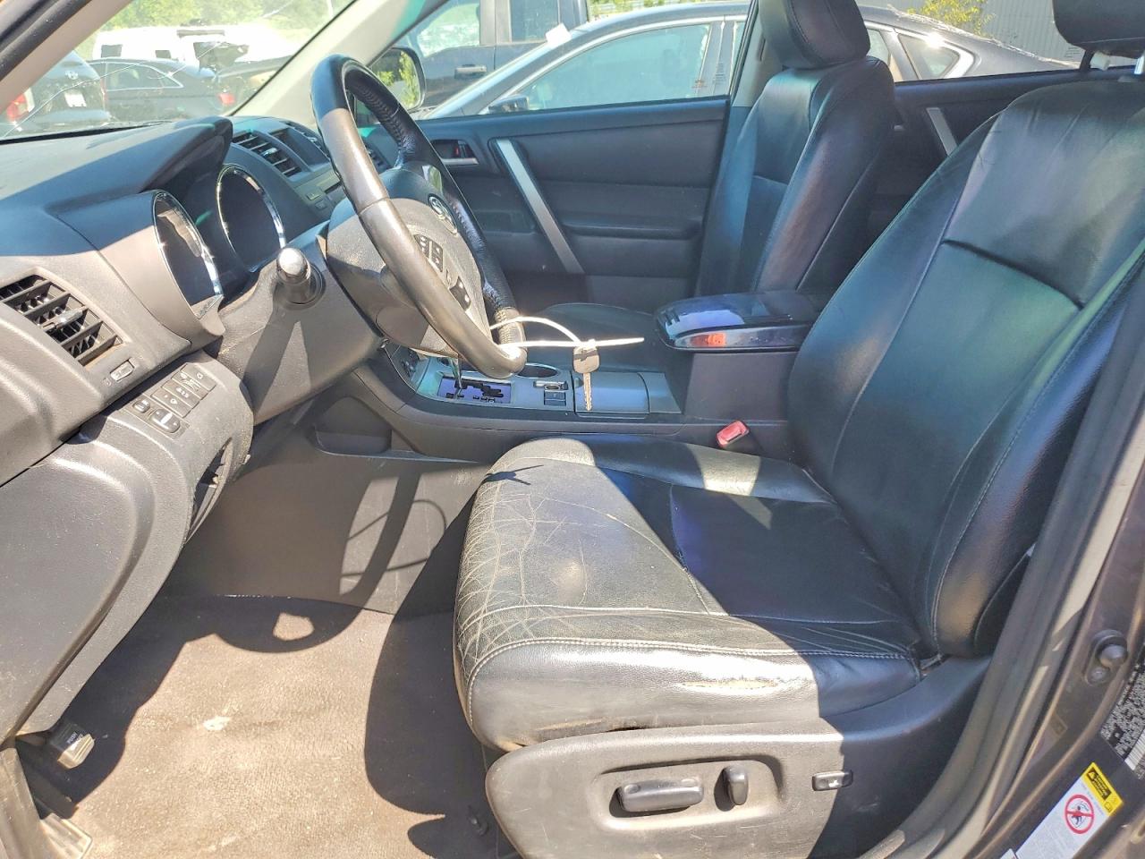 2012 Toyota Highlander Se Gray vin: 5TDZK3EH3CS077531