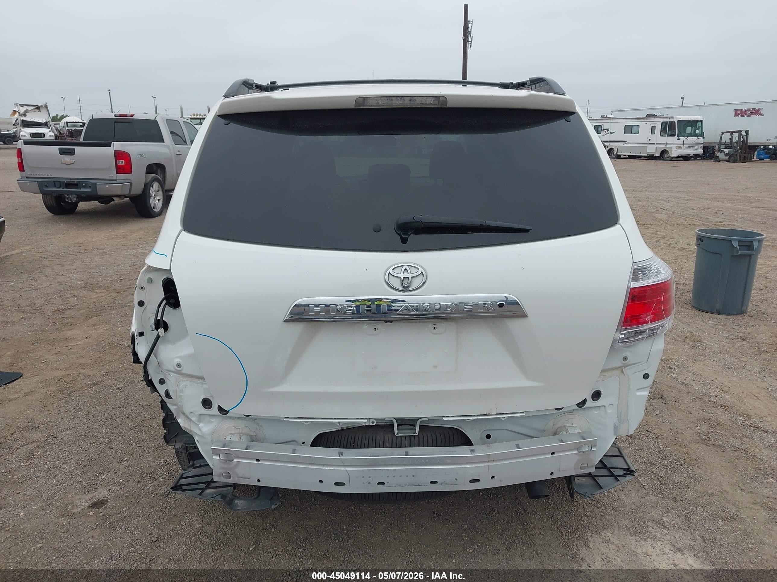 2013 Toyota Highlander Se V6 White vin: 5TDZK3EH3DS096338