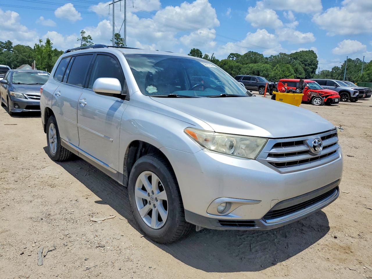 2013 Toyota Highlander Se Silver vin: 5TDZK3EH3DS102722