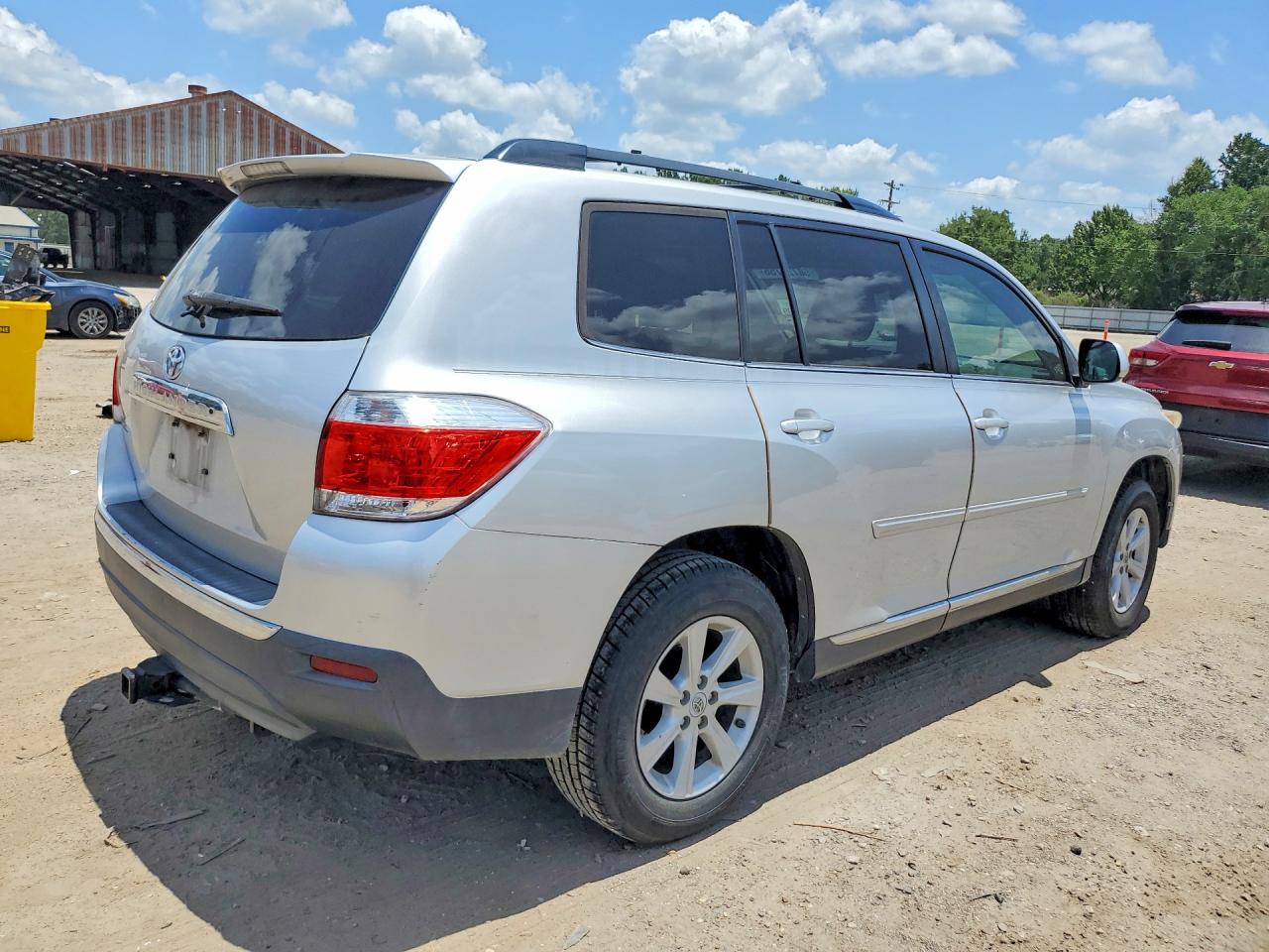 2013 Toyota Highlander Se Silver vin: 5TDZK3EH3DS102722