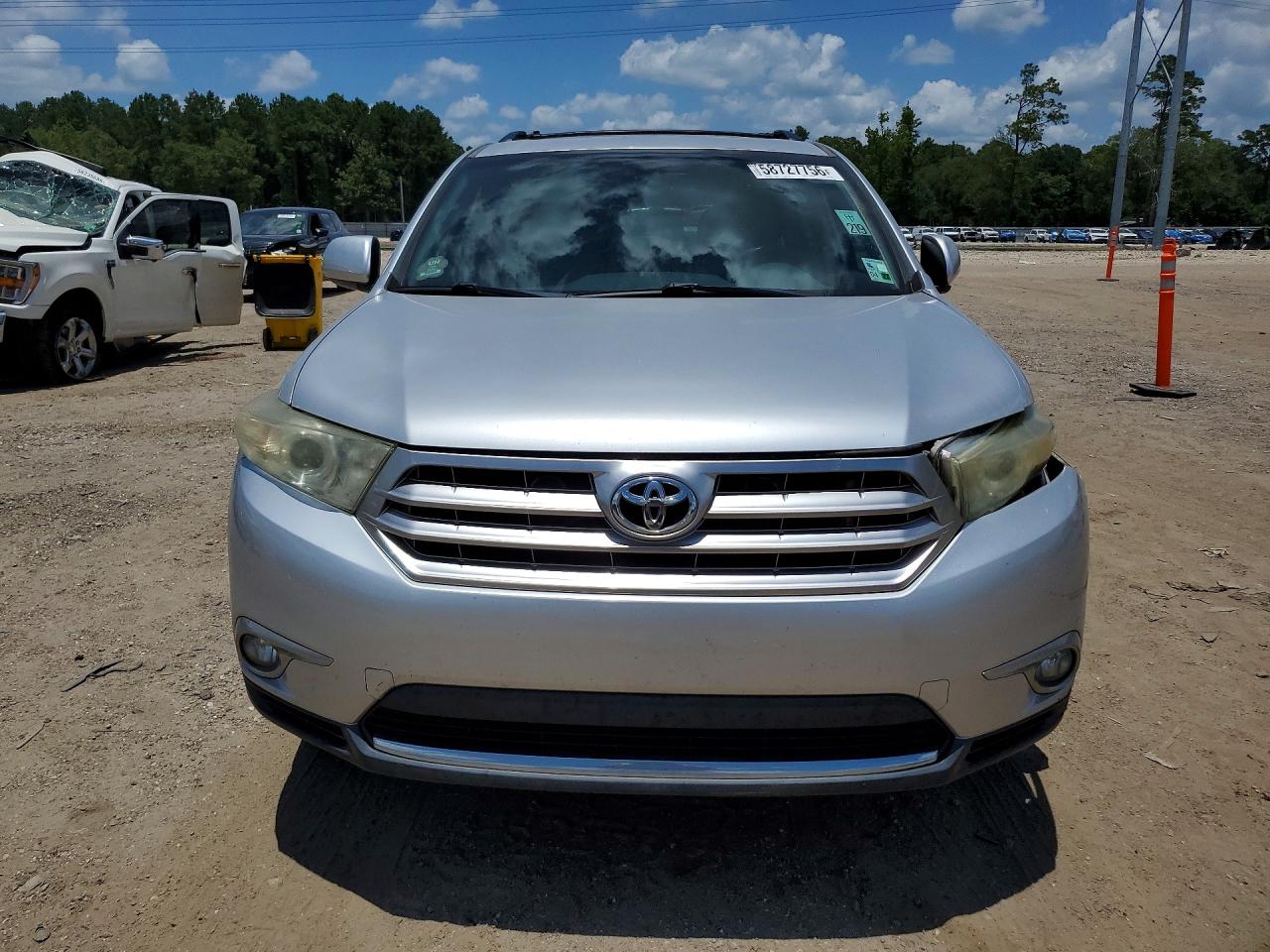 2013 Toyota Highlander Se Silver vin: 5TDZK3EH3DS102722