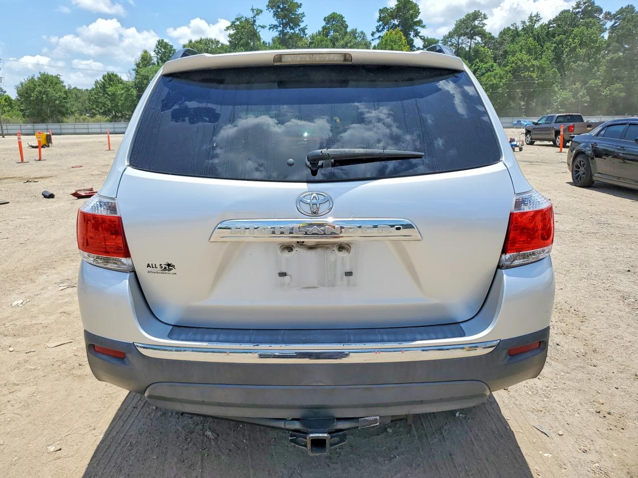 2013 Toyota Highlander Se Silver vin: 5TDZK3EH3DS102722