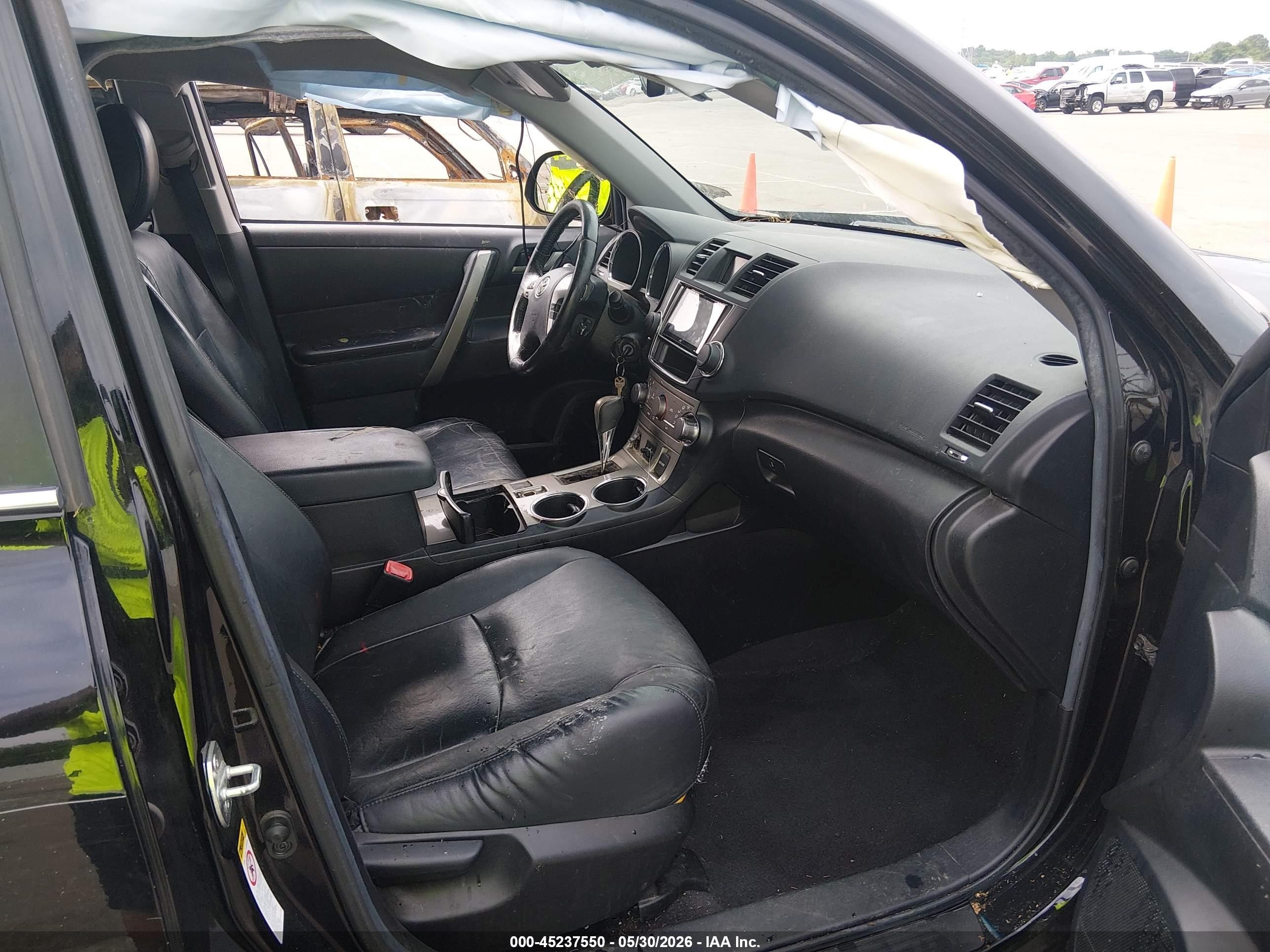 2013 Toyota Highlander Se V6 Black vin: 5TDZK3EH3DS121691