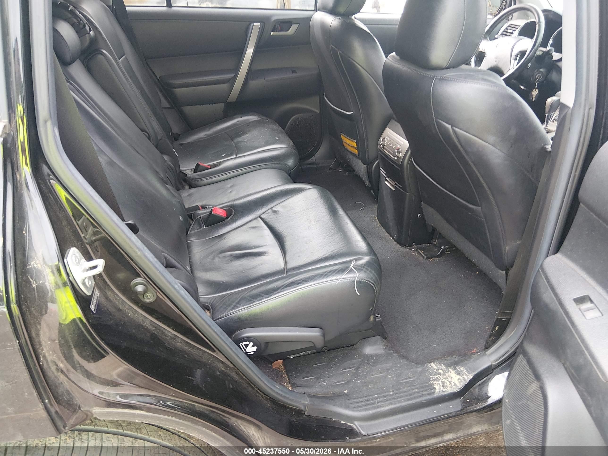 2013 Toyota Highlander Se V6 Black vin: 5TDZK3EH3DS121691