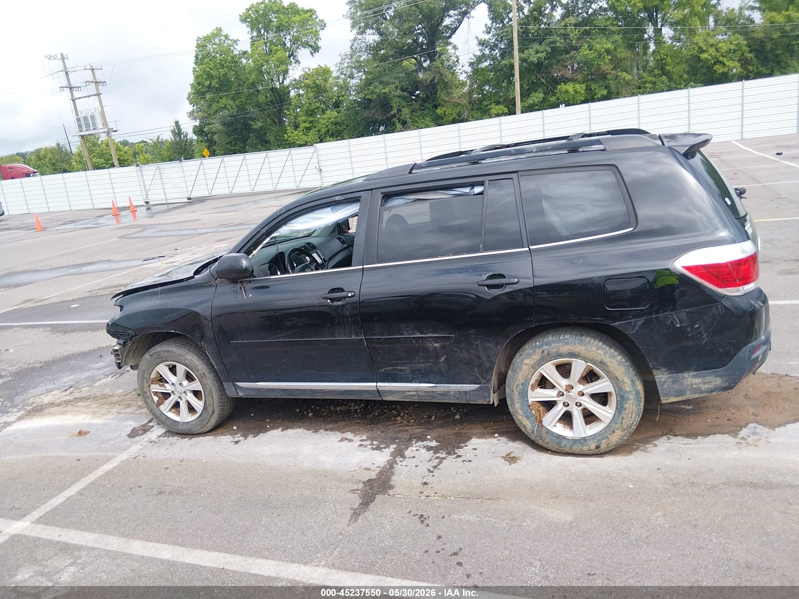 2013 Toyota Highlander Se V6 Black vin: 5TDZK3EH3DS121691