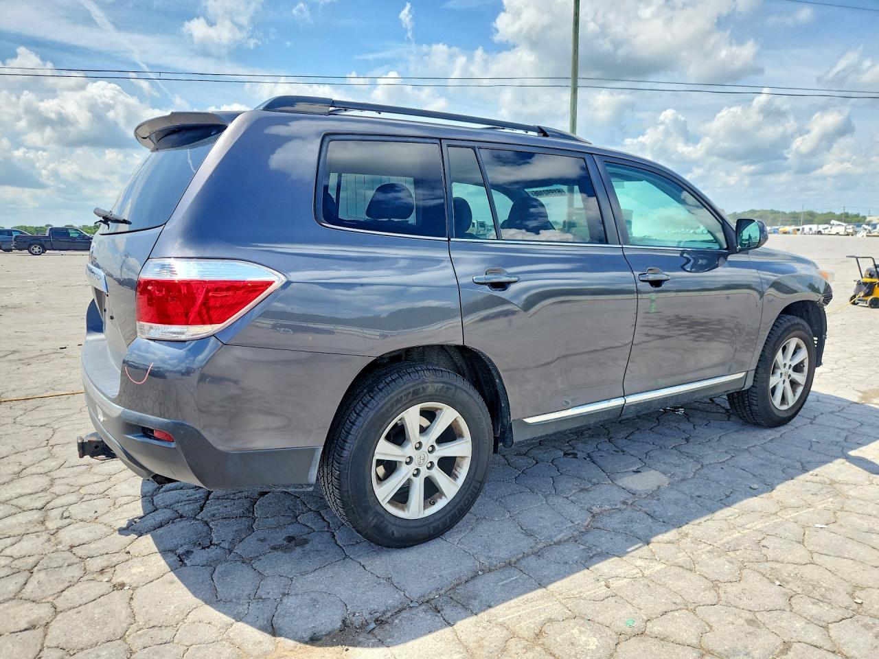 2013 Toyota Highlander Se Gray vin: 5TDZK3EH3DS126440