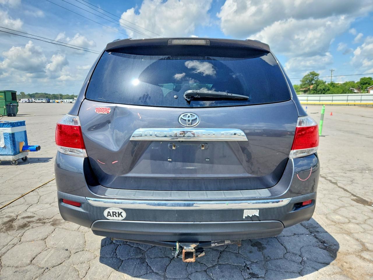 2013 Toyota Highlander Se Gray vin: 5TDZK3EH3DS126440