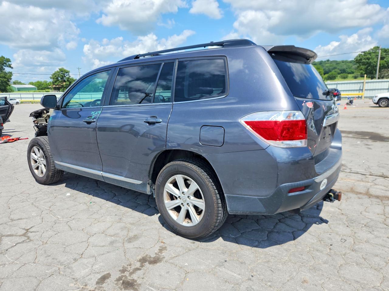 2013 Toyota Highlander Se Gray vin: 5TDZK3EH3DS126440
