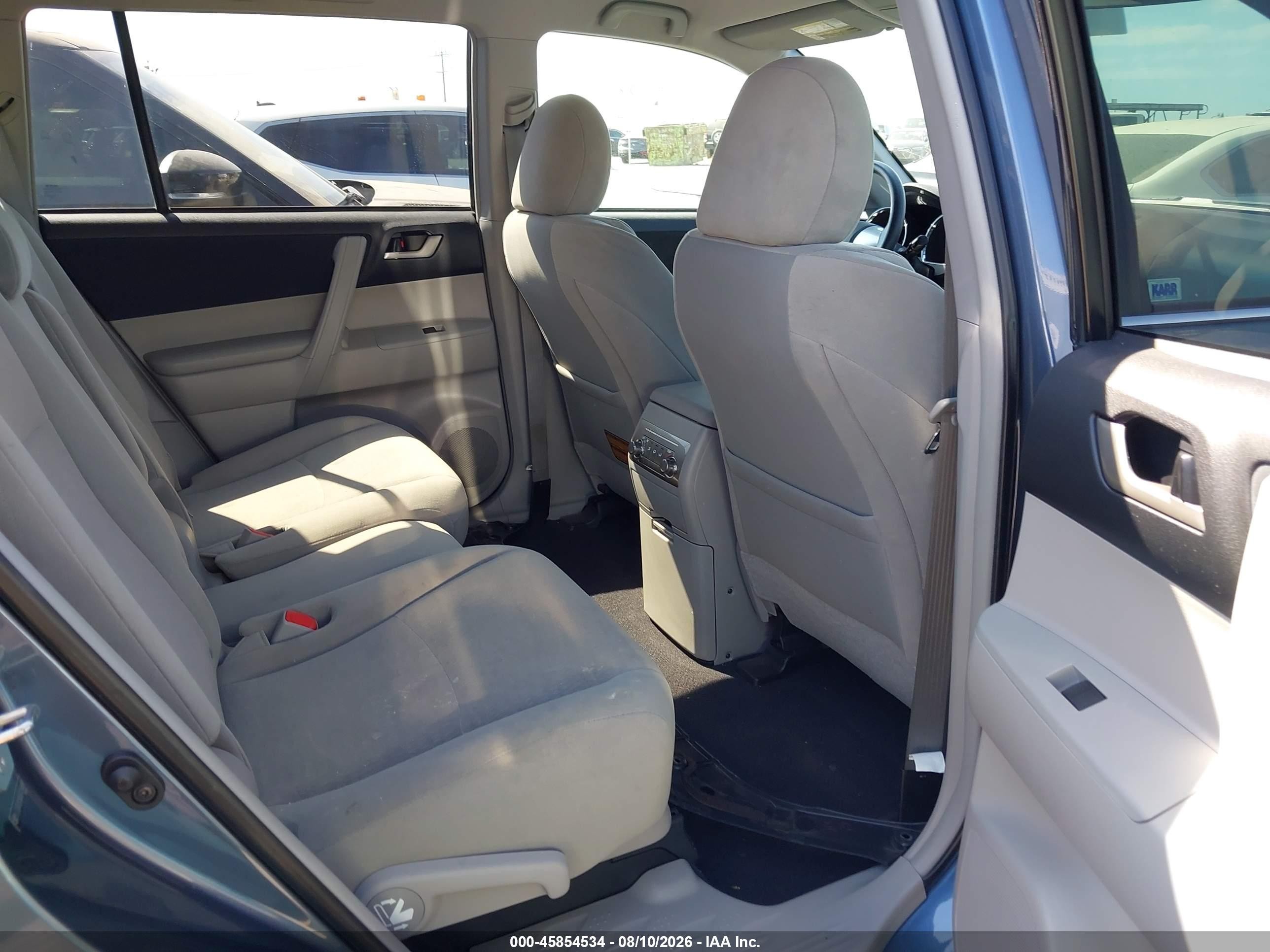 2013 Toyota Highlander Base Plus V6 Blue vin: 5TDZK3EH3DS126891