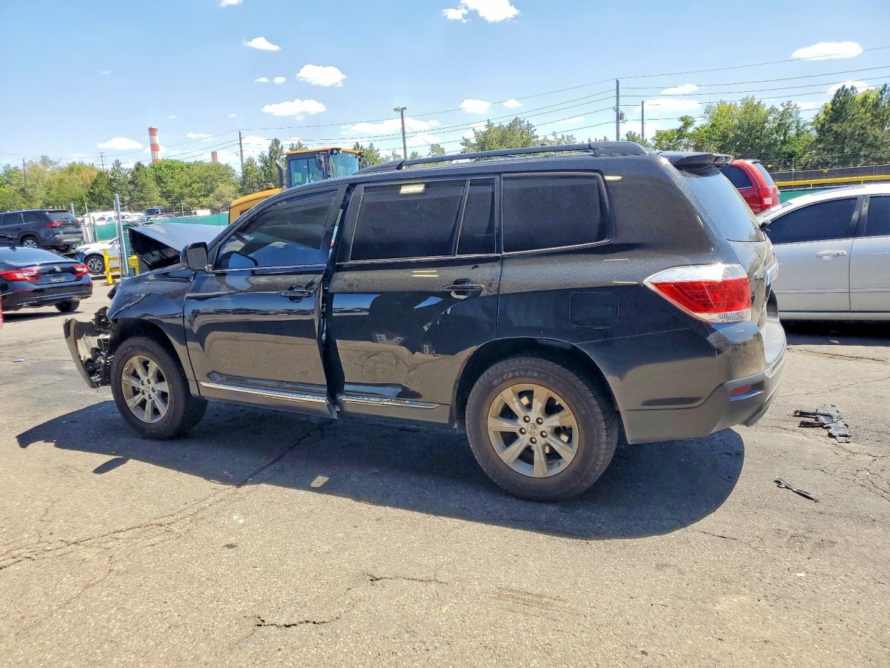 2013 Toyota Highlander Se Black vin: 5TDZK3EH3DS137888