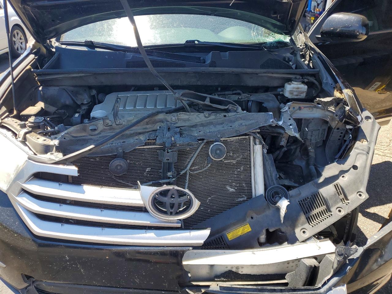 2013 Toyota Highlander Se Black vin: 5TDZK3EH3DS137888