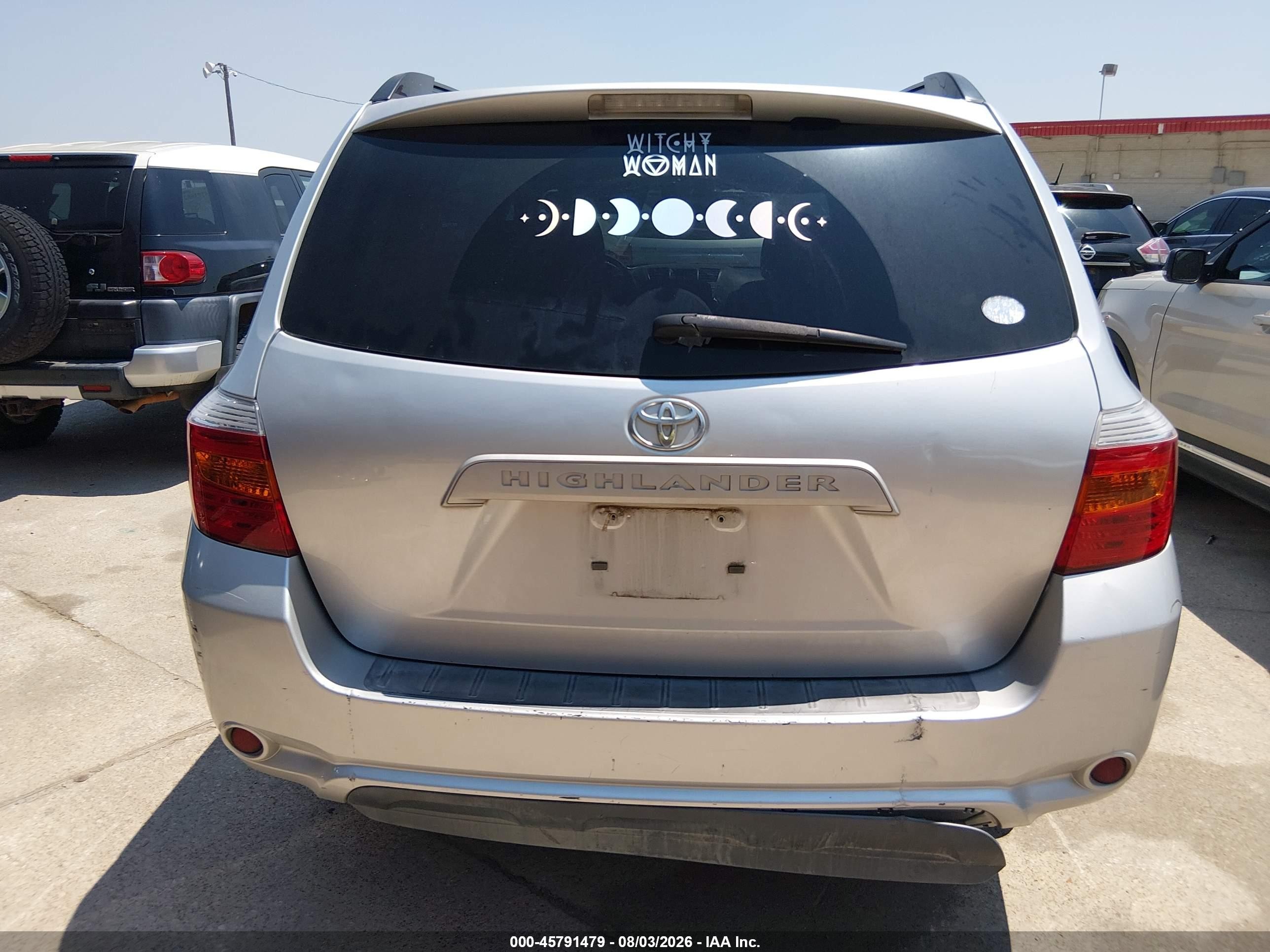 2010 Toyota Highlander Base V6 Silver vin: 5TDZK3EH4AS003208