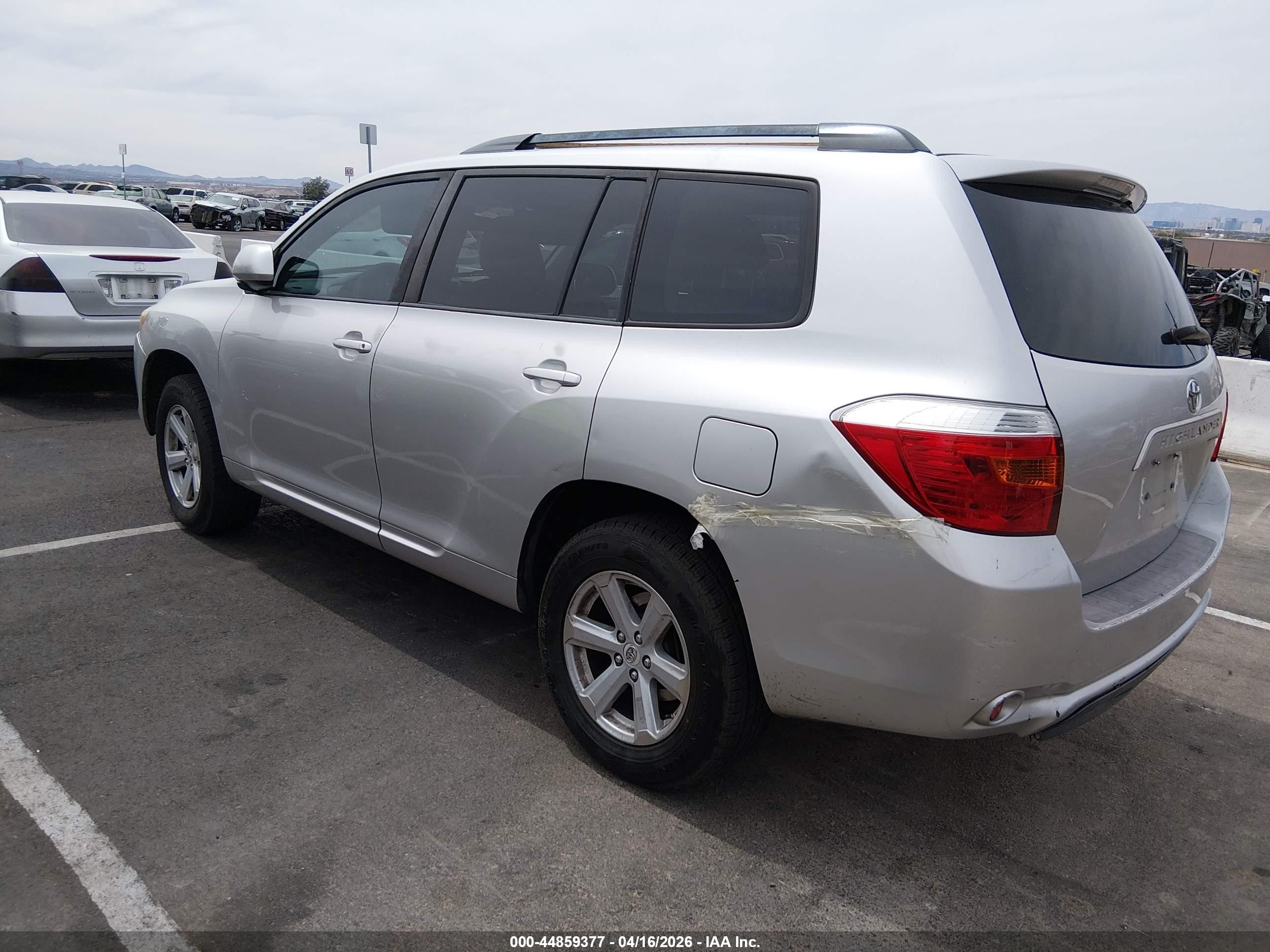 2010 Toyota Highlander Base V6 Silver vin: 5TDZK3EH4AS012913