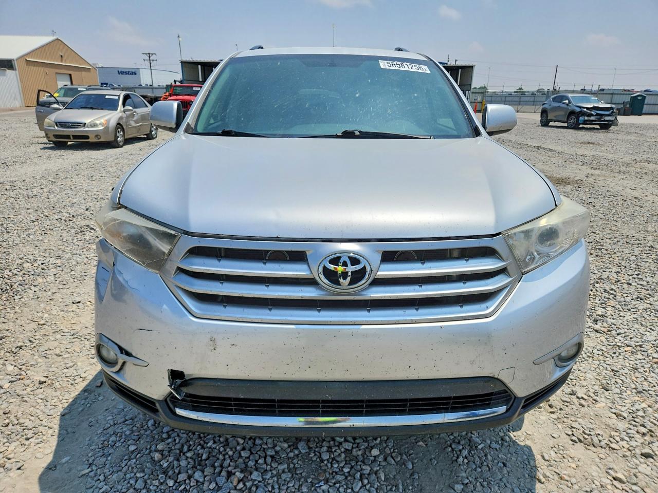 2012 Toyota Highlander Base Silver vin: 5TDZK3EH4CS065579