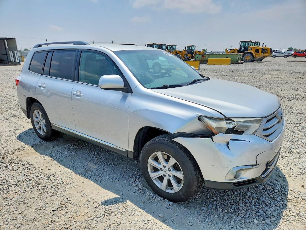 2012 Toyota Highlander Base Silver vin: 5TDZK3EH4CS065579