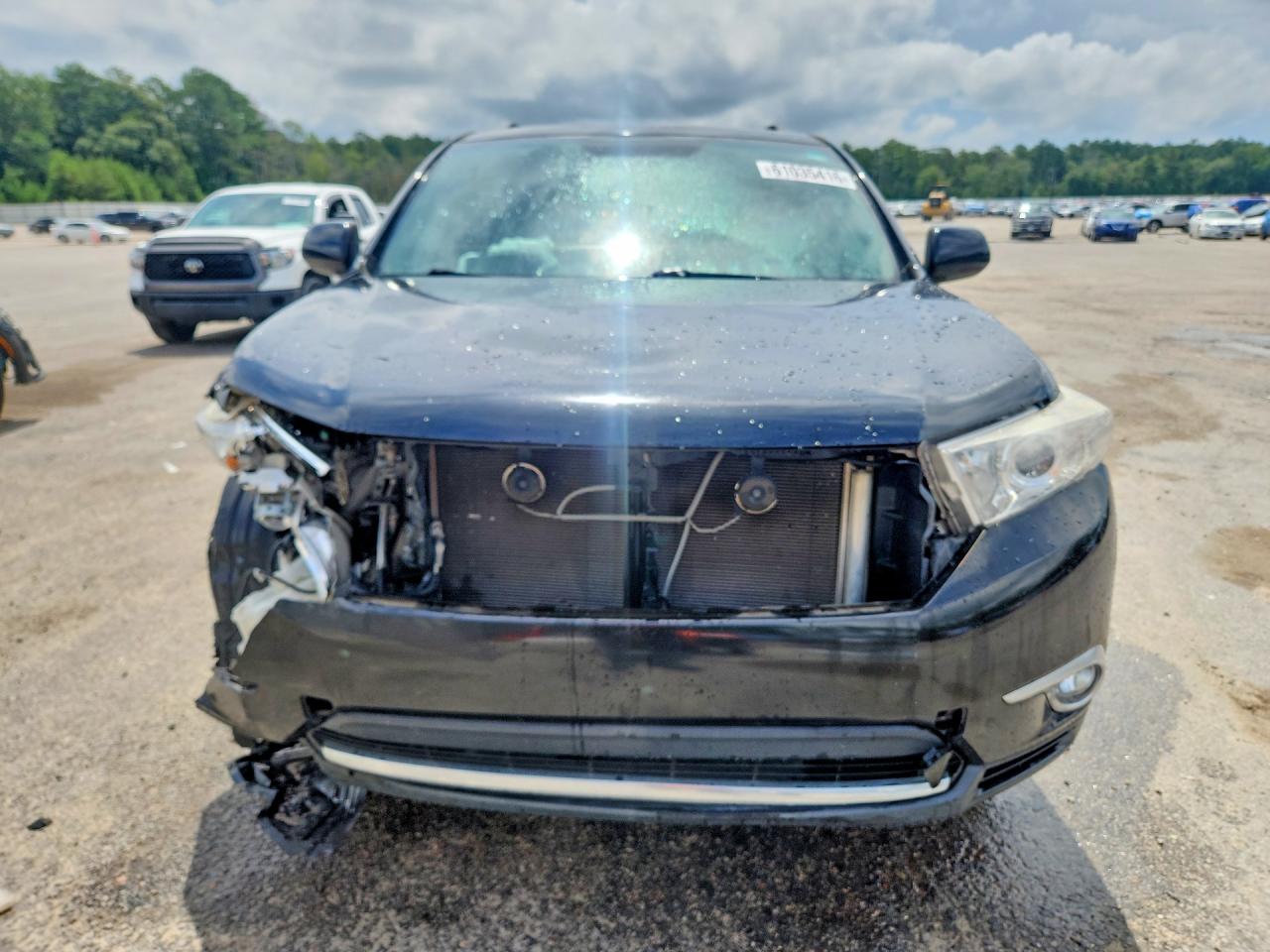 2012 Toyota Highlander Base Black vin: 5TDZK3EH4CS067817