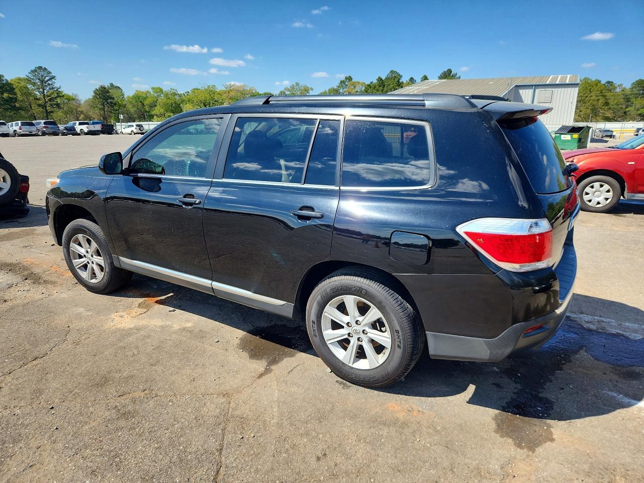 2012 Toyota Highlander Base Black vin: 5TDZK3EH4CS068420