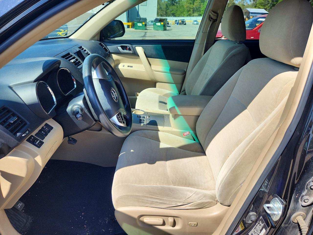 2012 Toyota Highlander Base Black vin: 5TDZK3EH4CS068420