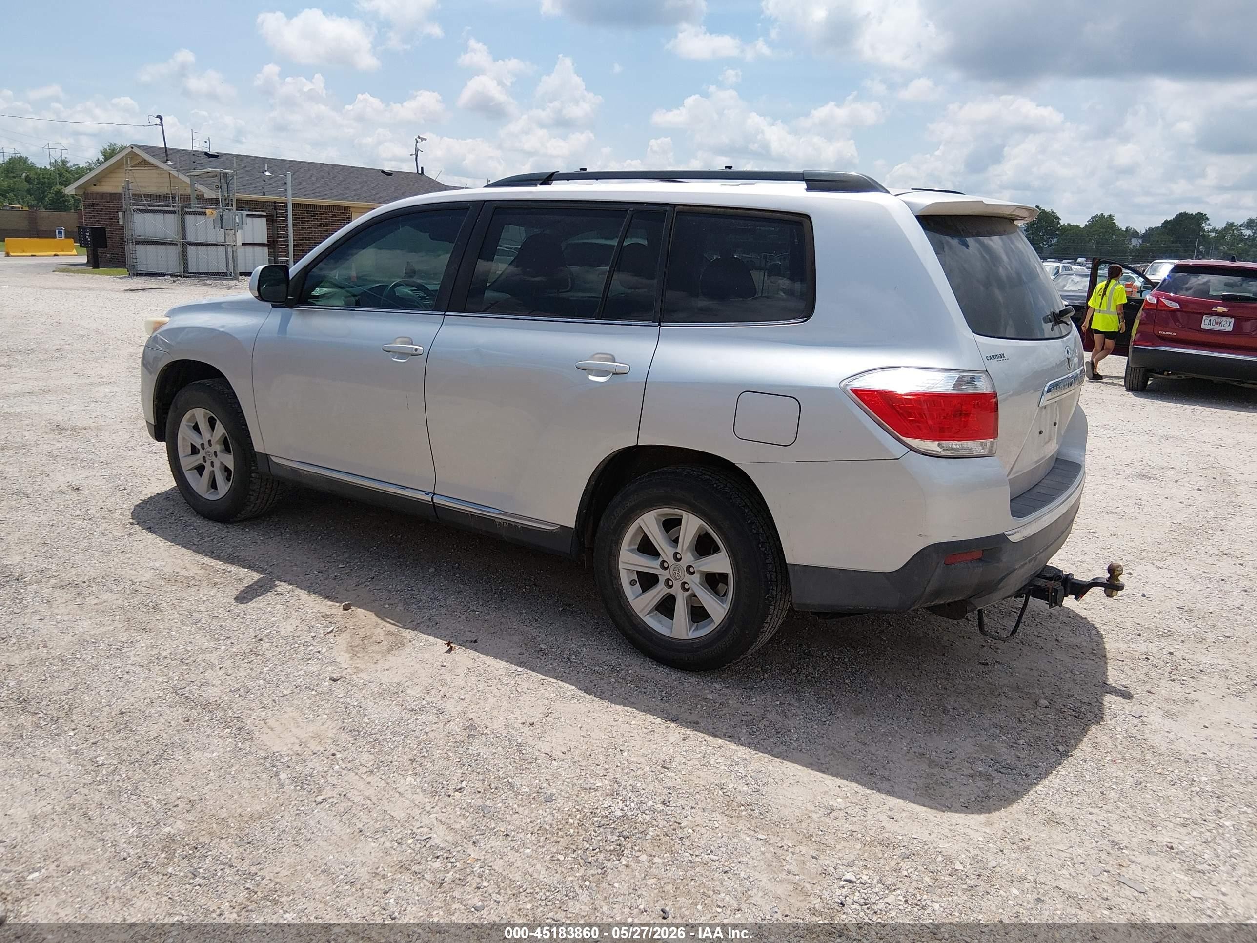 2013 Toyota Highlander Se V6 Silver vin: 5TDZK3EH4DS094646