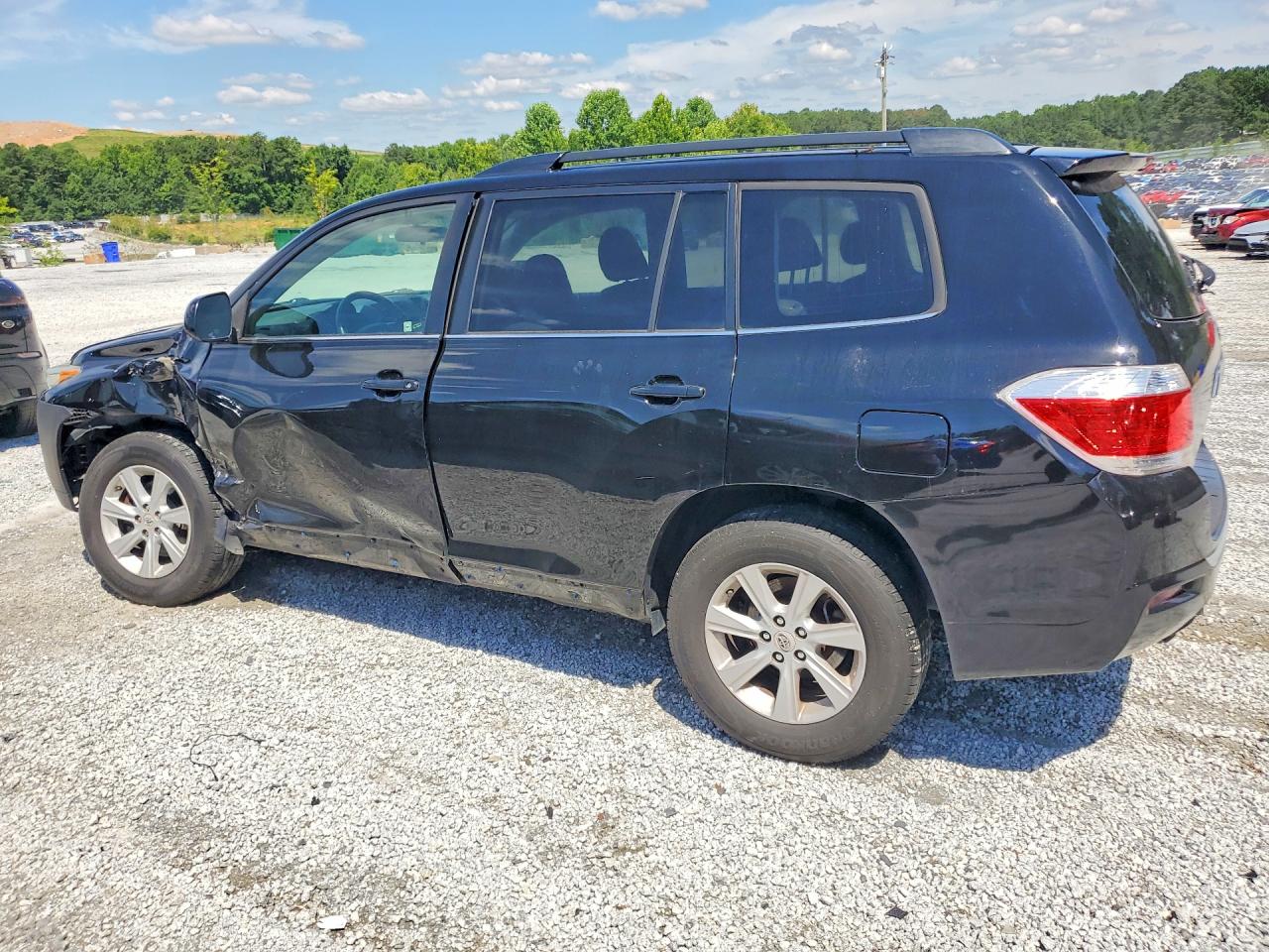 2013 Toyota Highlander Plus Black vin: 5TDZK3EH4DS106973