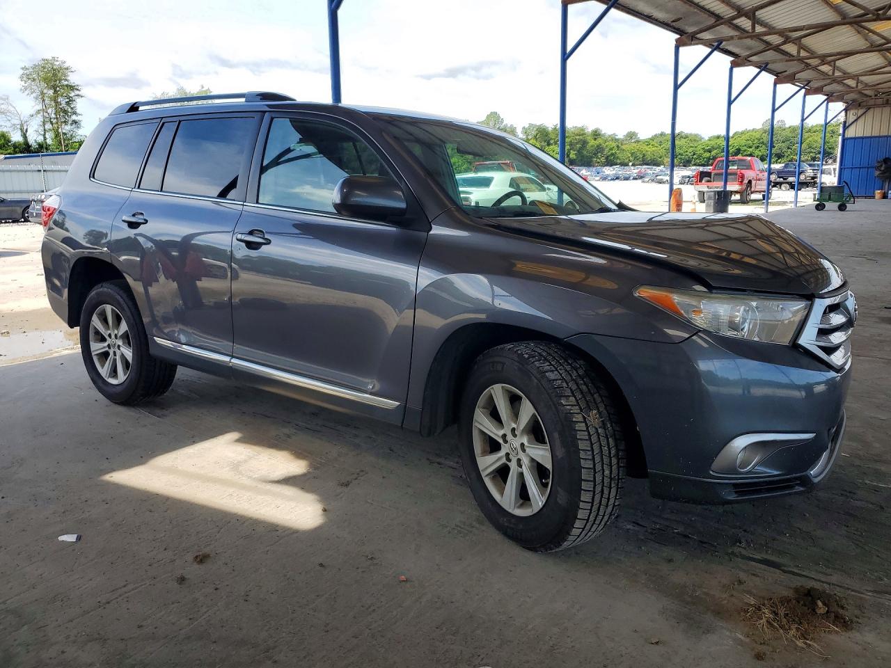 2013 Toyota Highlander Se Gray vin: 5TDZK3EH4DS129279