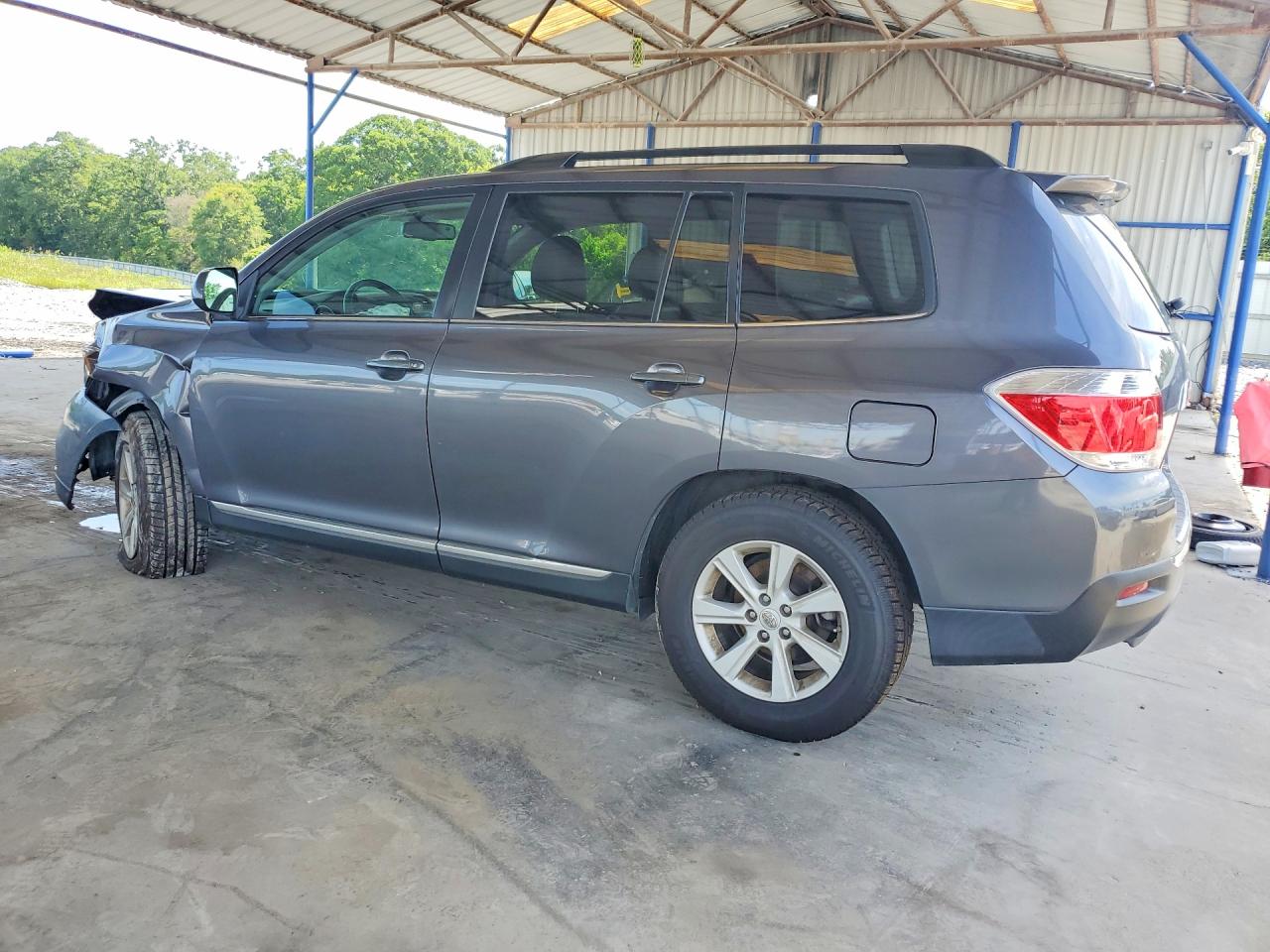 2013 Toyota Highlander Se Gray vin: 5TDZK3EH4DS129279