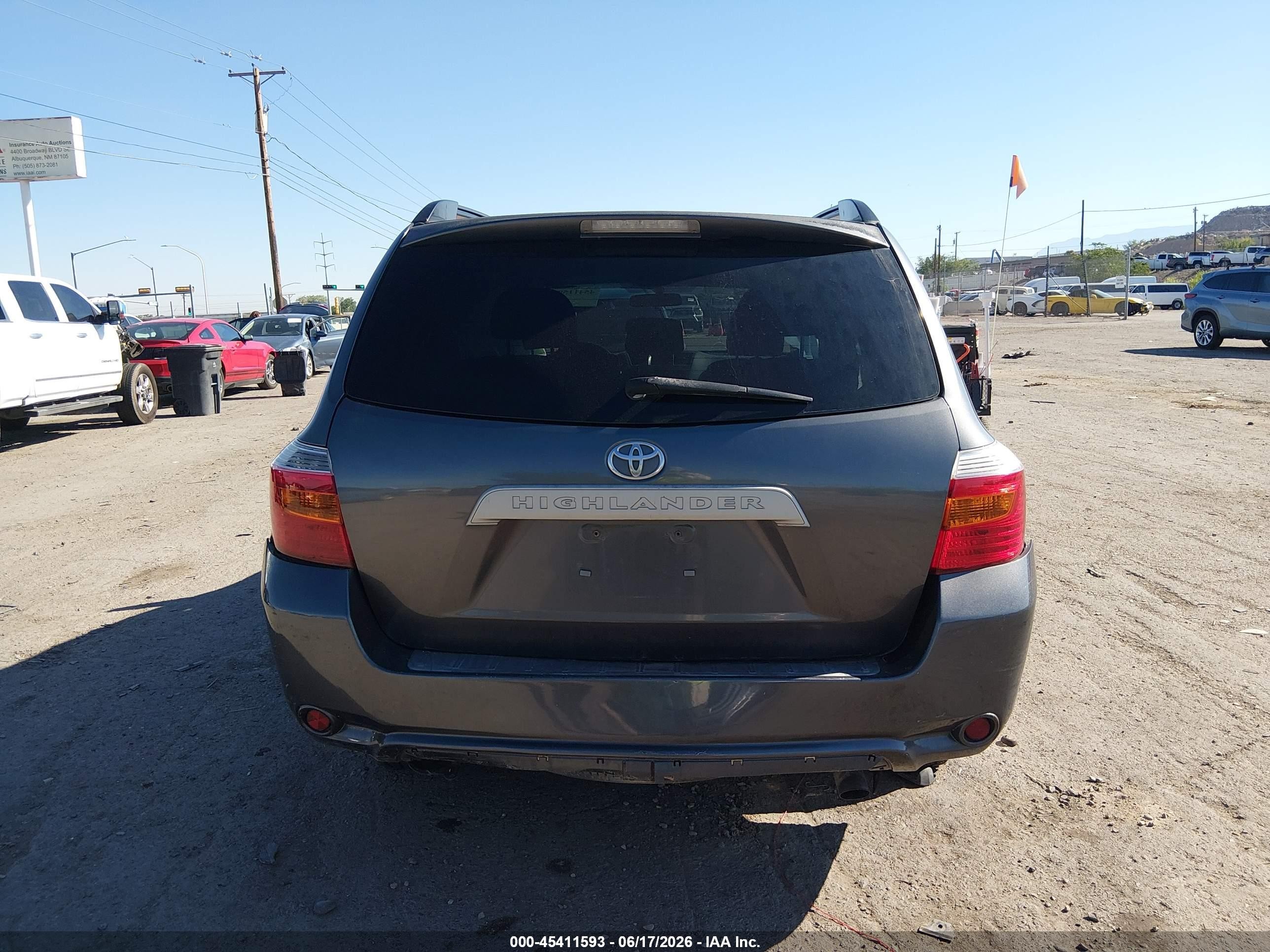 2010 Toyota Highlander Base V6 Серый vin: 5TDZK3EH5AS016484