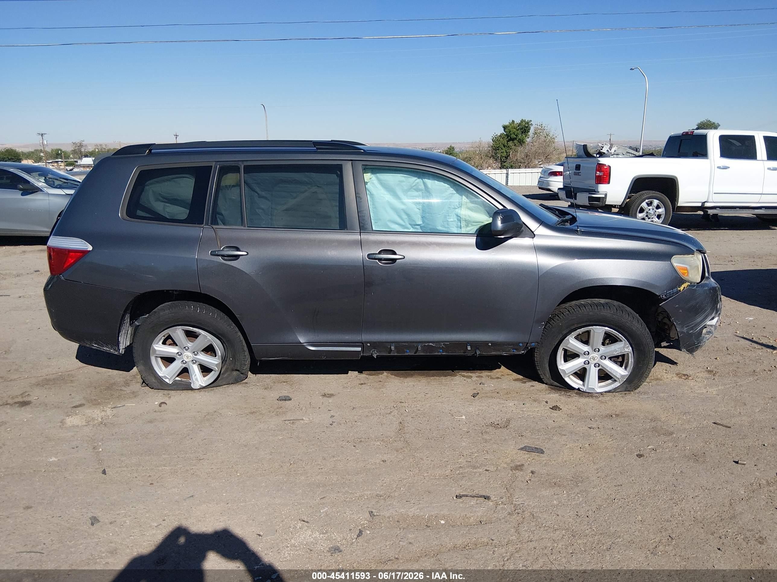2010 Toyota Highlander Base V6 Серый vin: 5TDZK3EH5AS016484