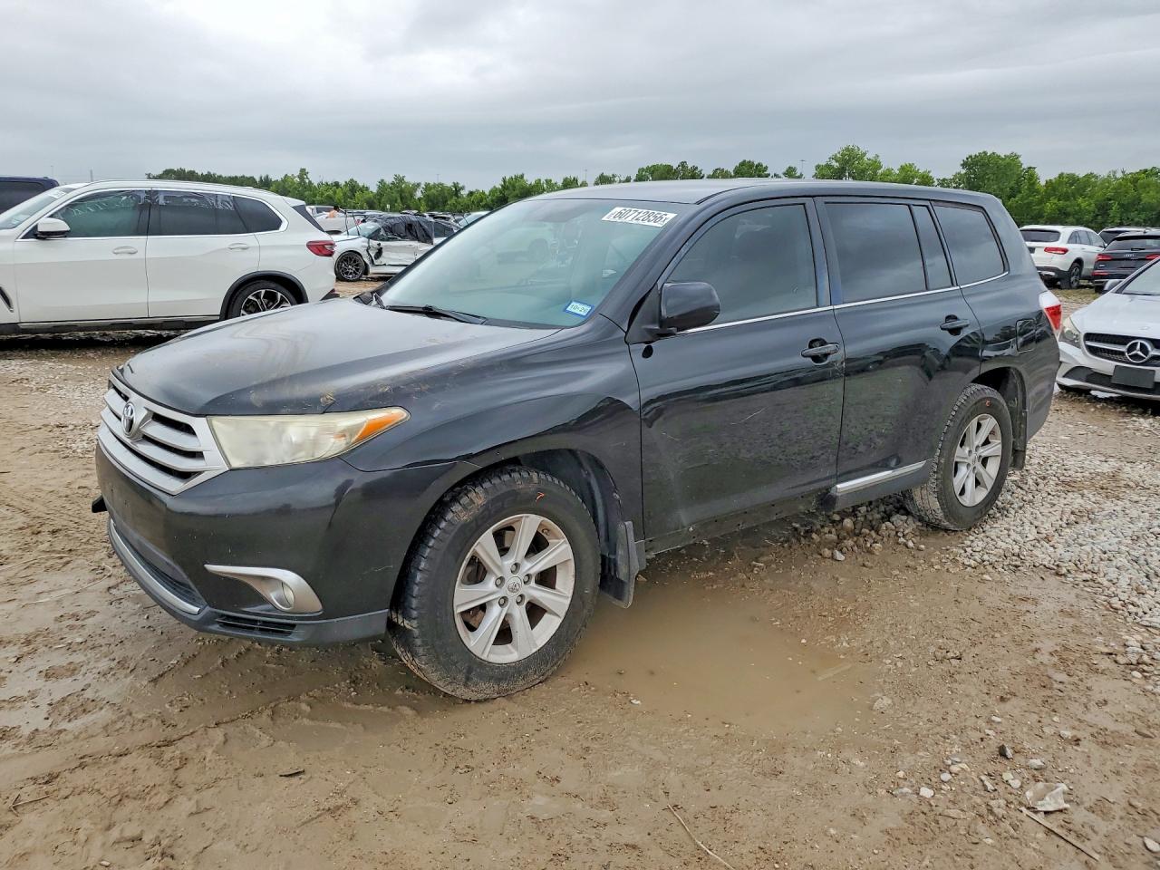 2012 Toyota Highlander Base Black vin: 5TDZK3EH5CS059886