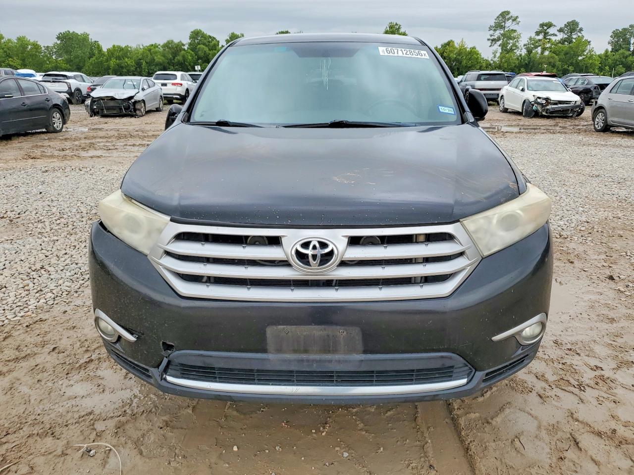 2012 Toyota Highlander Base Black vin: 5TDZK3EH5CS059886