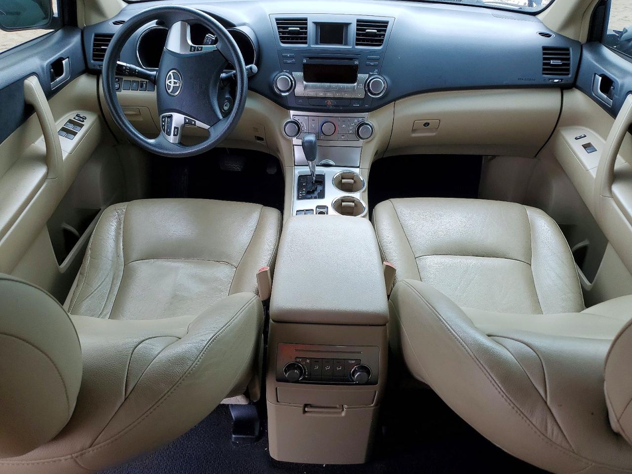 2012 Toyota Highlander Base Black vin: 5TDZK3EH5CS059886
